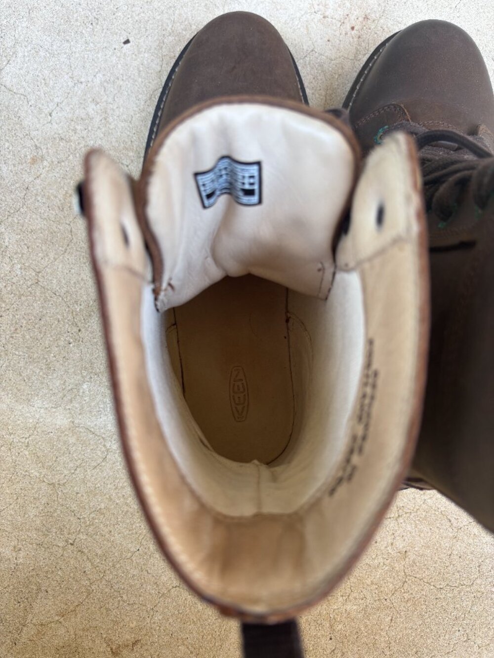 Keen Boots Oregon City Women's Snuff Toasted Coconut Brown Leather Lace Up US 7 - Picture 2 of 12